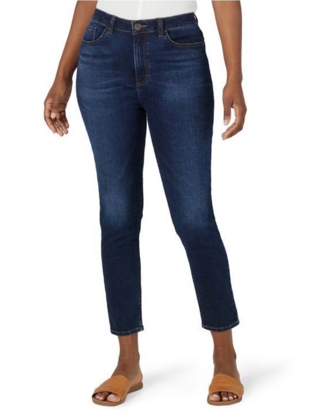 🆕 Lee Heritage Women's High Rise Skinny Ankle Jeans Size: 16